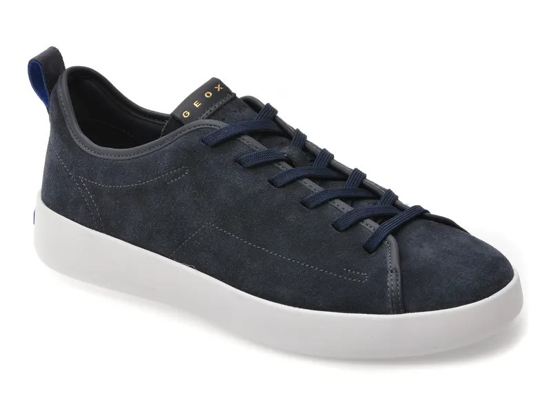 Pantofi sport GEOX bleumarin, U655KA, din piele intoarsa