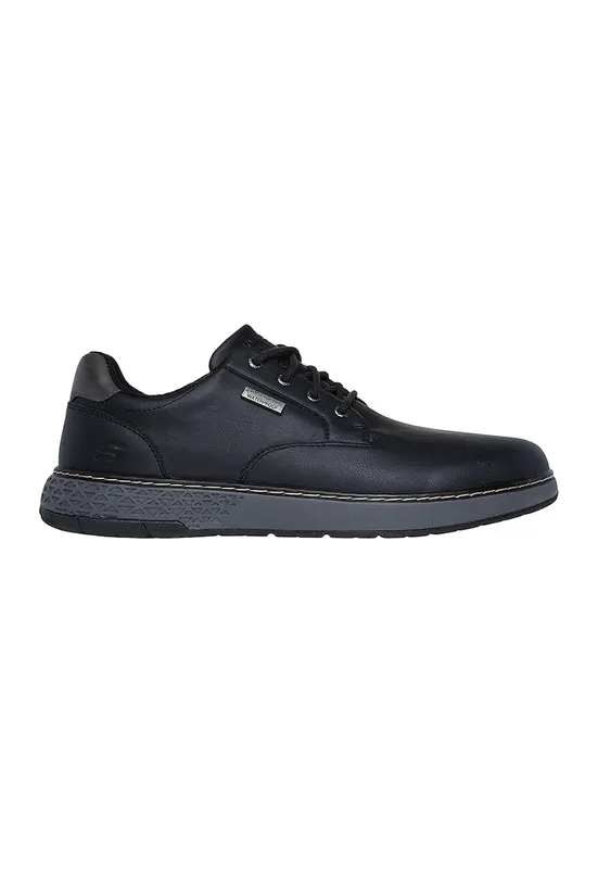 Pantofi casual impermeabili de piele ecologica - Negru