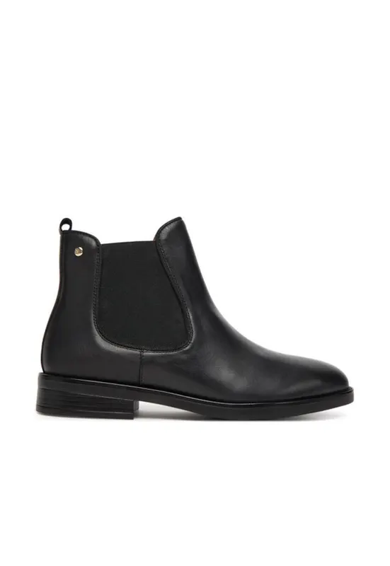 Ghete dama - Chelsea - piele naturala - negru