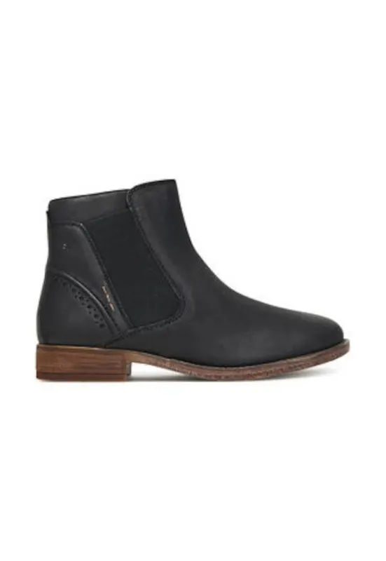 Botine dama - negru - material piele naturala