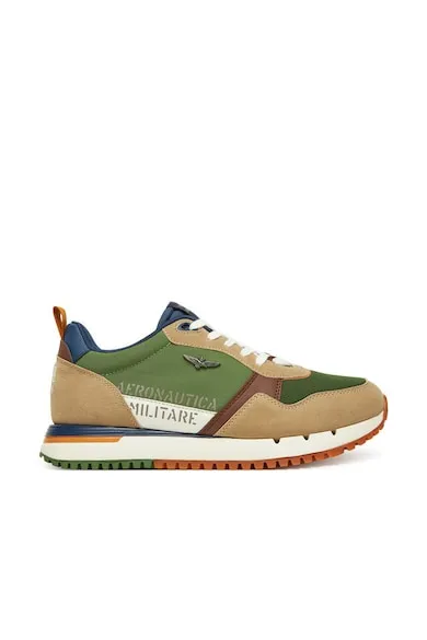Pantofi sport barbati - 251SC283CT3544 - Piele naturala - Verde - Verde