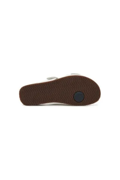 Slapi dama - 78586 - Piele naturala - Alb - Alb
