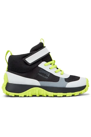 Pantofi sport inalti din material textil Drift Trail - Alb/Negru