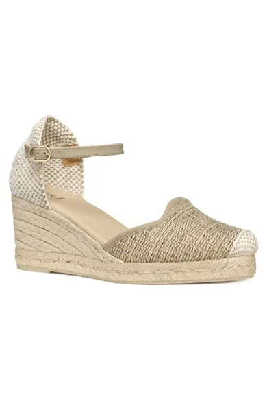 Espadrile dama D55NGE-01106 - Textil - Bej