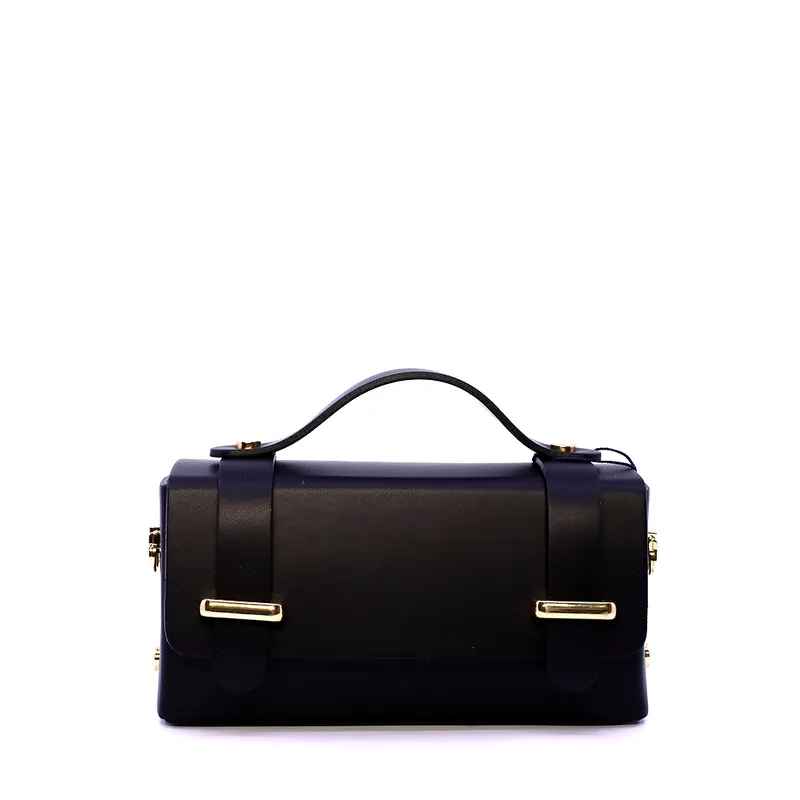 Poșetă mini crossbody femei Luca di Gioia neagră din piele 144POSP3578N