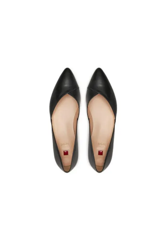 Balerini Hogl - 0-172000 - Piele naturala - Negru - Negru