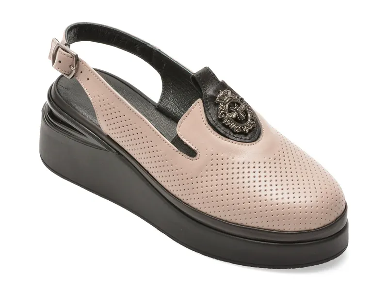 Pantofi IMAGE gri, 106242Z, din piele naturala