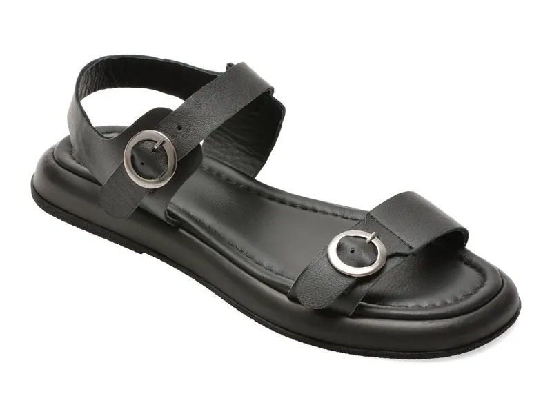 Sandale GRYXX negre, 1914224, din piele naturala