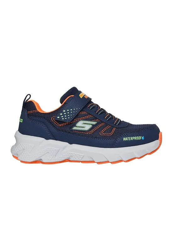 Pantofi sport impermeabili din plasa cu detaliu logo Elite Sport Tread - Portocaliu/Bleumarin