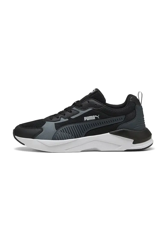 Pantofi sport X-Ray 3 de plasa cu garnituri de piele ecologica - Negru/Albastru petrol