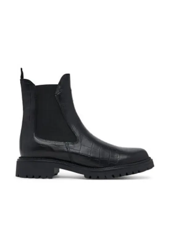 Ghete dama 305246738 - Piele naturala - Negru