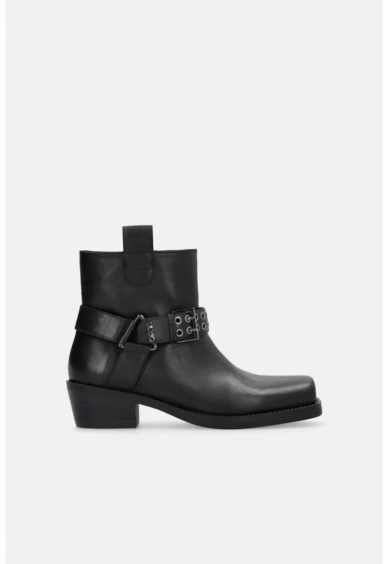 Ghete cu varf patrat Roxy - Negru