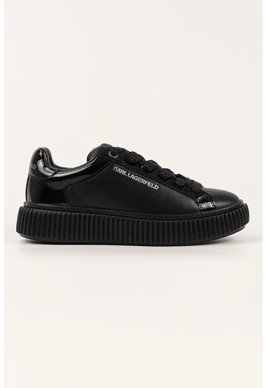 Pantofi sport din piele - Negru