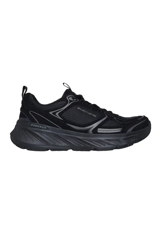 Pantofi sport relaxed fit din plasa Edgeride Silver Eclipse - Negru