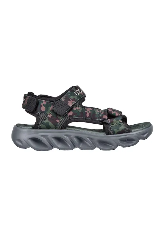 Sandale din material textil cu velcro Hypno - Verde/Negru