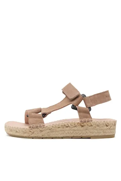 Espadrile dama HIKING SANDALS W 1.9 - Piele naturala - Bej