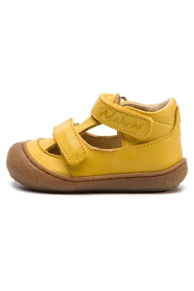 Sandale fete - PUFFY - Naturino - Piele naturala - Galben - Galben