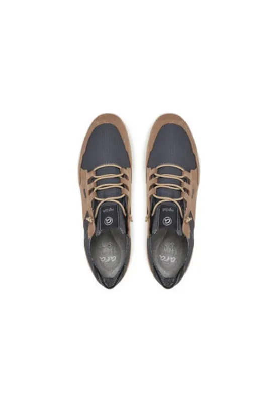 Pantofi sport barbati - 11-24565-25 - Textil - 46 EU - Maro/Gri - Maro/Gri