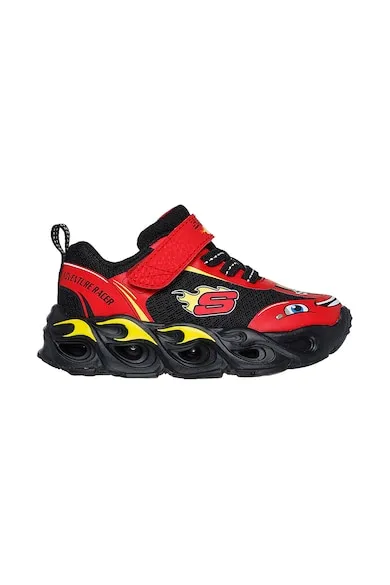 Pantofi sport cu velcro Thermo Flash - Wheel Buddies - Rosu/Negru