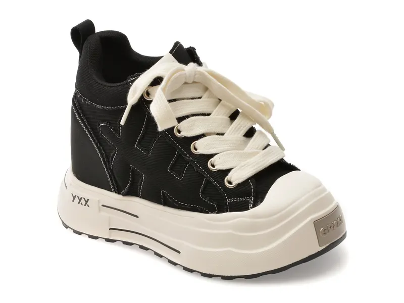 Pantofi sport negri, 44927, din material textil