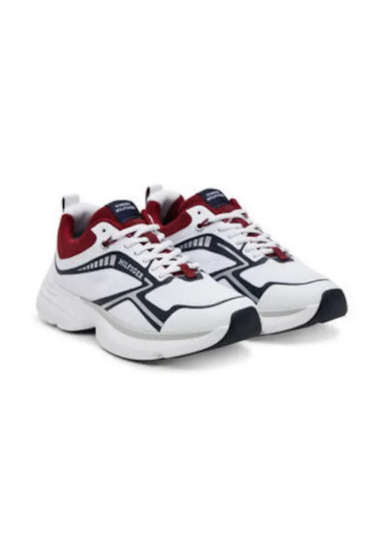 Pantofi sport pentru barbati - 305155658 - piele ecologica - alb -