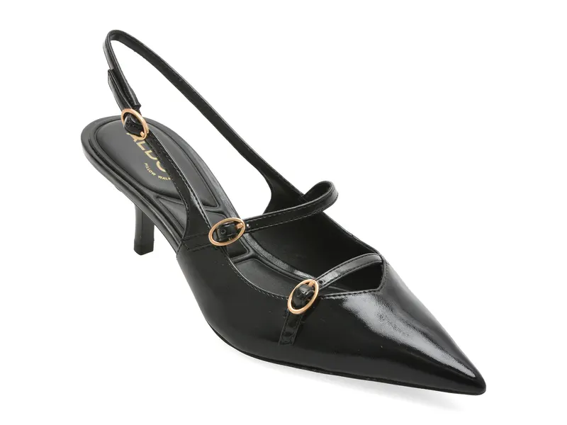 Pantofi eleganti ALDO negri, JACQUIE 001, din piele ecologica