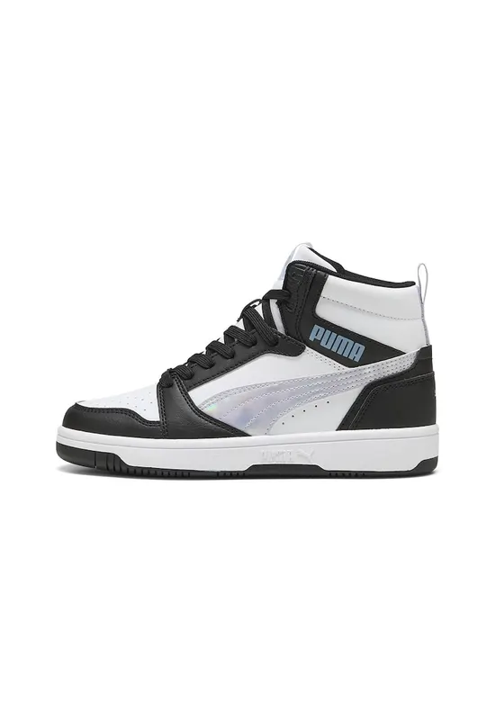 Pantofi sport mid-cut Rebound V6 Space Belle - Negru/Gri deschis/Alb optic