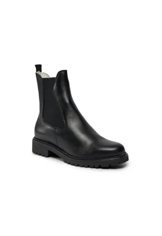 Botine dama 1-26427-41 - Piele naturala - Negru - Negru