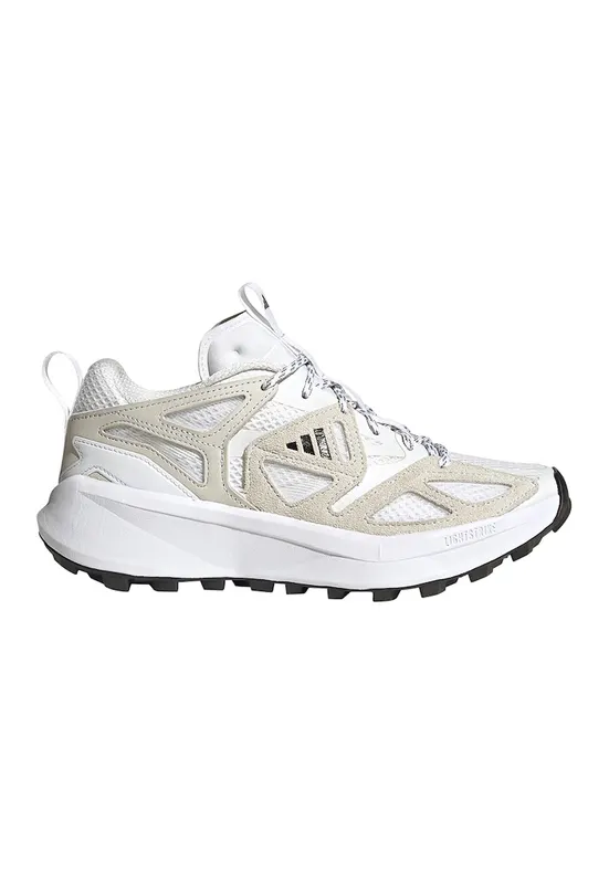 Pantofi sport cu garnituri din piele intoarsa si material sintetic Kantai - Alb/Crem