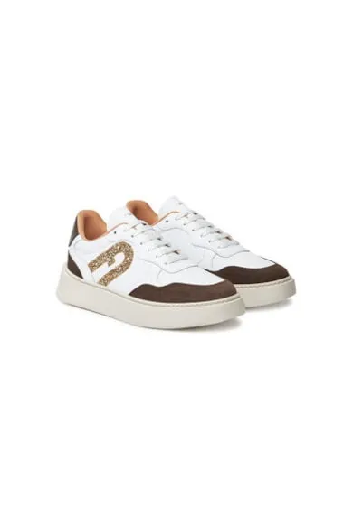 Pantofi sport dama - YI07SPT BX4080 PT - Piele naturala - Alb