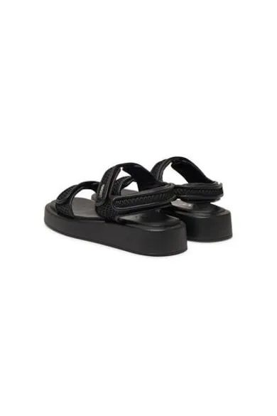 Sandale dama - K1514238 - Textil - Negru