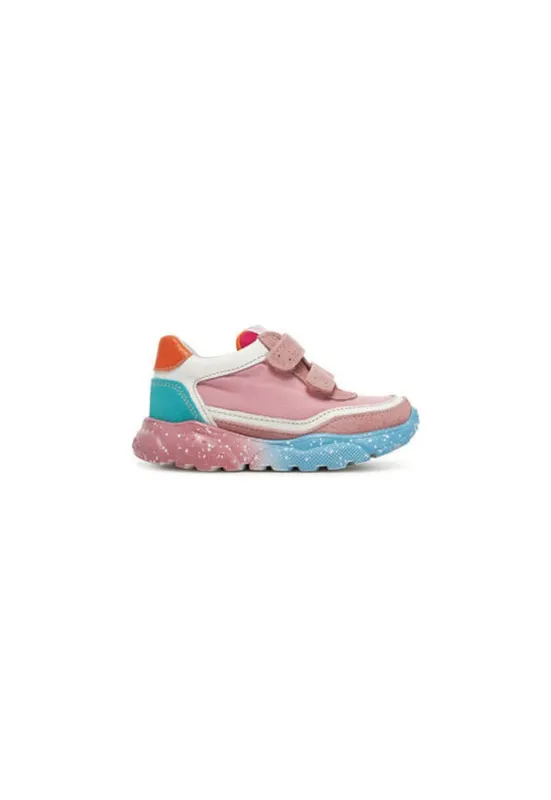 Pantofi sport pentru fete - piele naturala - multicolor