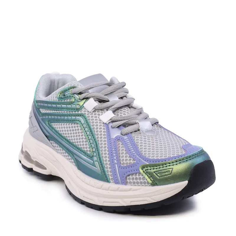 Sneakers femei multicolori din material textil 1411DPS1230MU — imaginea 2