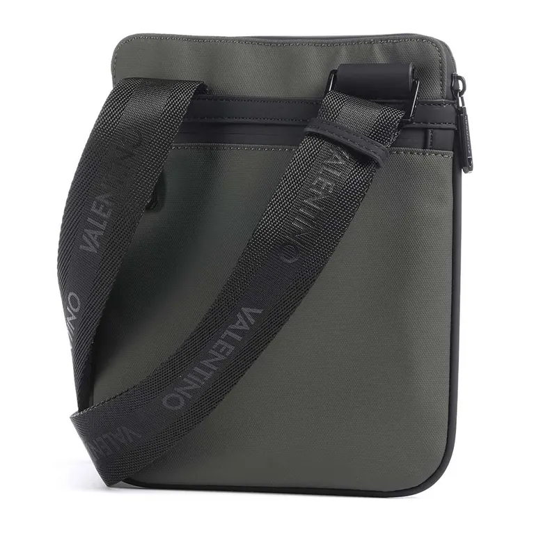 Geantă crossbody bărbați Valentino Axel verde kaki cu logo 1982BGEAVBSA8O05KA — imaginea 2