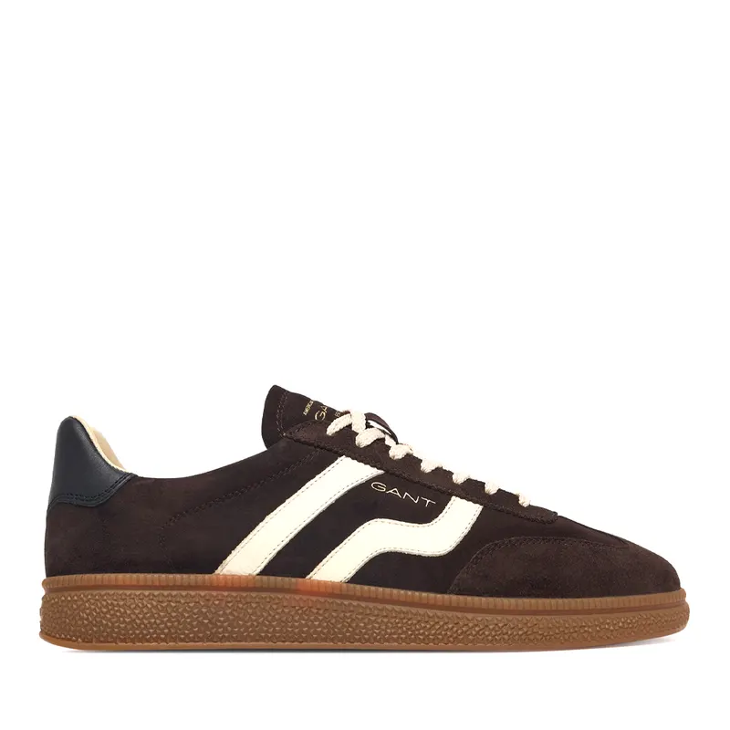 Sneakers bărbați Gant Cuzmo maro din piele 1742BP633373VM