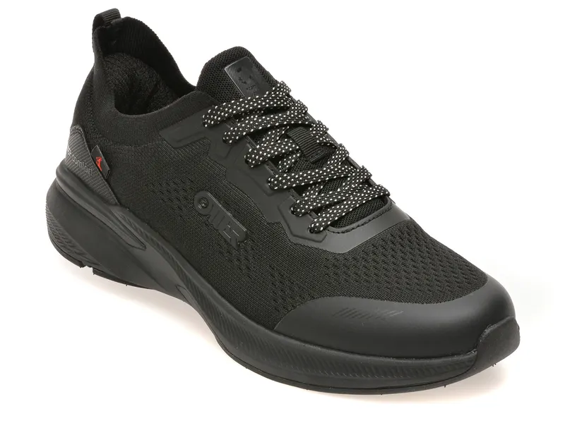 Pantofi sport negri, 30359, din material textil
