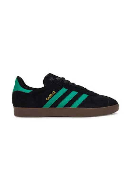 Pantofi din piele intoarsa Gazelle - Verde/Negru