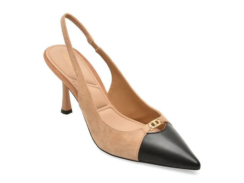 Pantofi eleganti ALDO maro, AUGUSTAS 210, din piele intoarsa