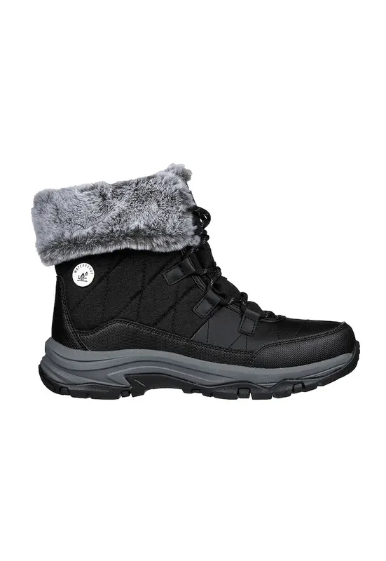 Ghete din piele ecologica Trego - Winter Feelings - Negru