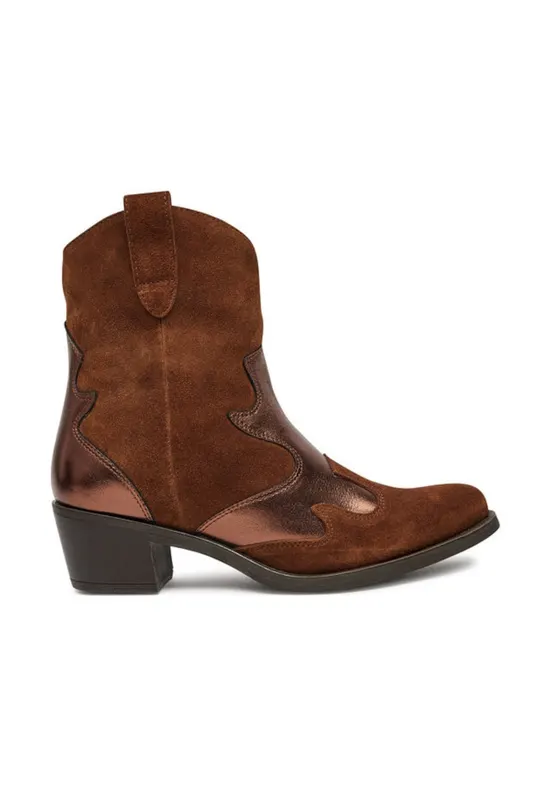 Ghete de cowboy piele-naturala