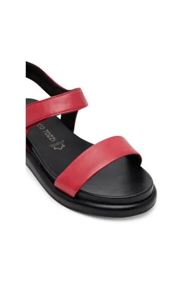 Sandale dama - 2-28414-42 - Piele naturala - Rosu