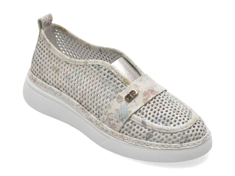 Pantofi multicolor, 5092602, din piele naturala