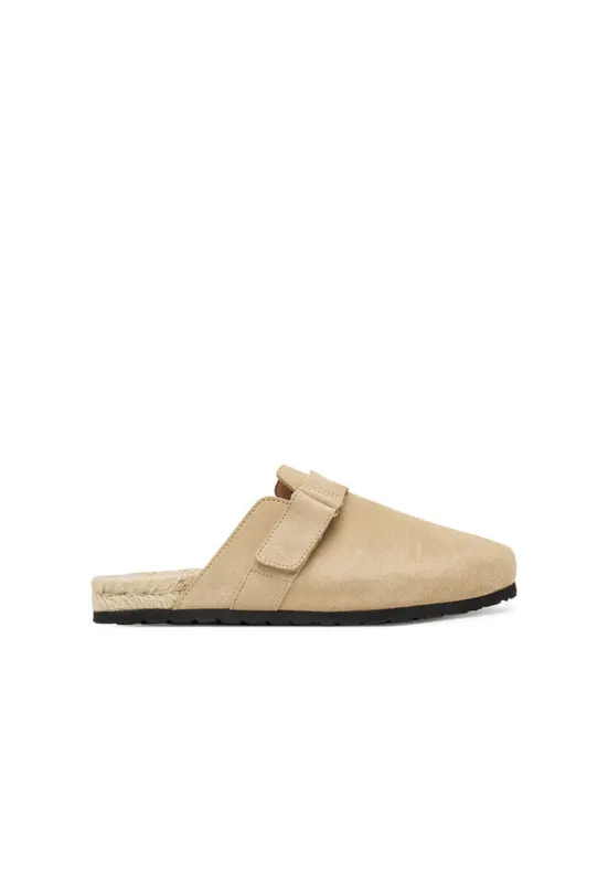 Espadrile pentru femei - 305413413 - piele naturala - bej