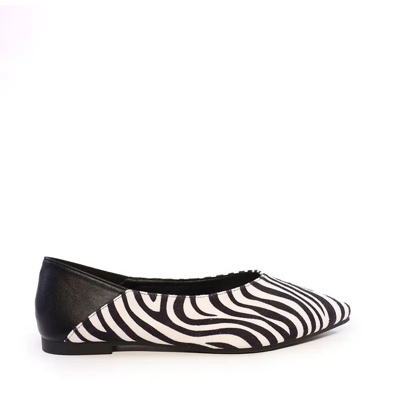 Balerini femei Solo Donna cu print zebră 1169DB2120VZE