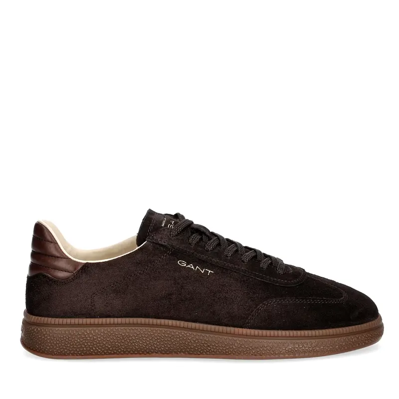 Sneakers bărbați Gant Cuzmo maro din piele întoarsă 1742BP633370VM