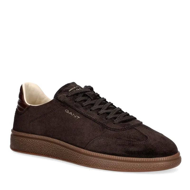 Sneakers bărbați Gant Cuzmo maro din piele întoarsă 1742BP633370VM — imaginea 2