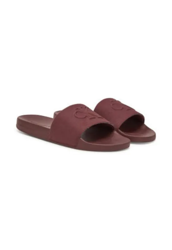Papuci barbatesti - maro - material textil