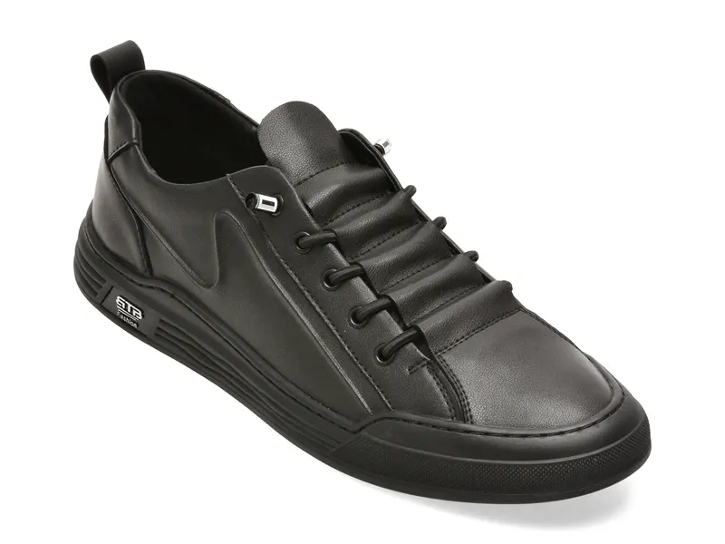 Pantofi sport BITE THE BULLET negri, 8507, din piele naturala
