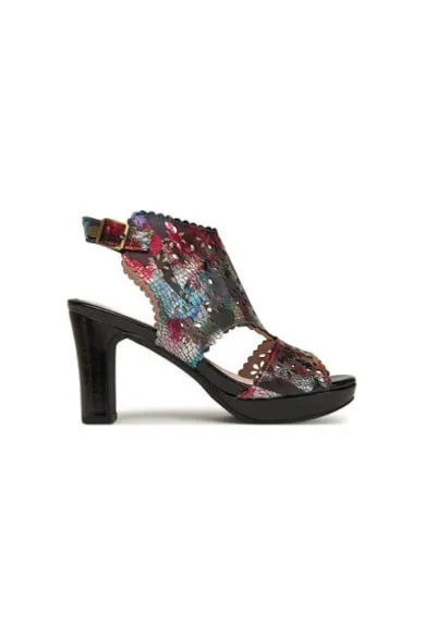 Sandale dama - HICAO 0423 - Piele naturala - Multicolor - Multicolor