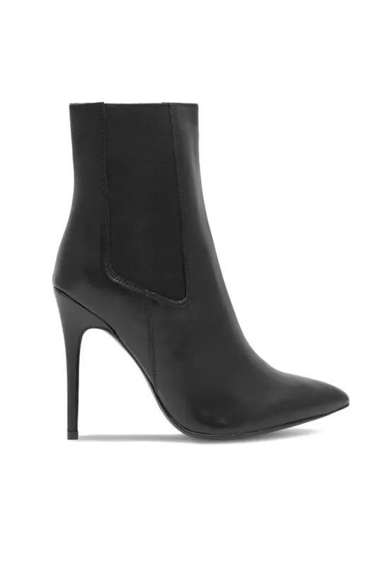 Botine dama - 590558804528136 - Piele naturala - Negru